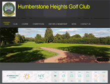 Tablet Screenshot of humberstoneheightsgc.co.uk